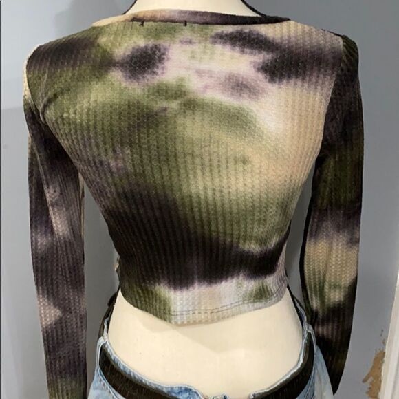 Long sleeve Crop tie dye - Picture 5 of 5